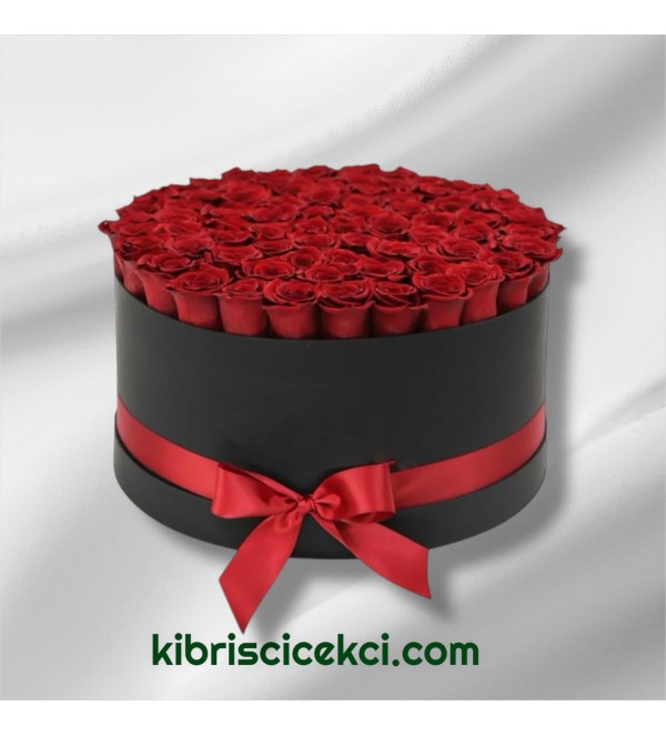 Kutuda 101 Kırmızı Gül